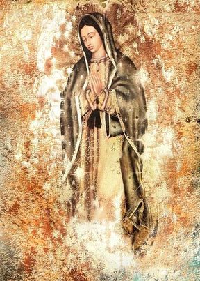 Arte de Parede Retrô Senhora de Guadalupe