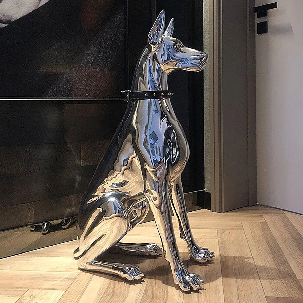 Escultura Doberman