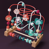Brinquedo Educativo Infantil - Montanha Russa de Madeira Montessori