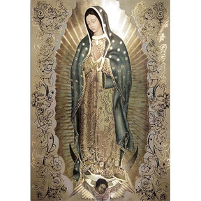 Arte de Parede Retrô Senhora de Guadalupe